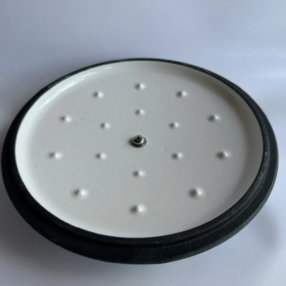 Basque Enameled Cast‎ Iron Cookware Replacement Lid Only Teal